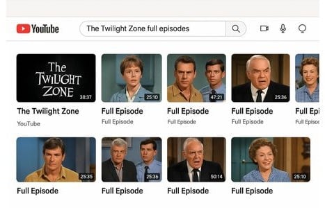 youtube twilight zone episodes