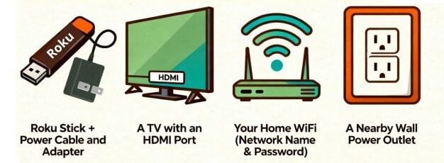 what you need for your roku setup