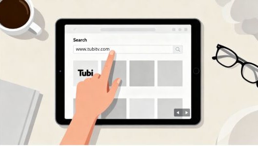 type get tubitv.com in ipad search bar