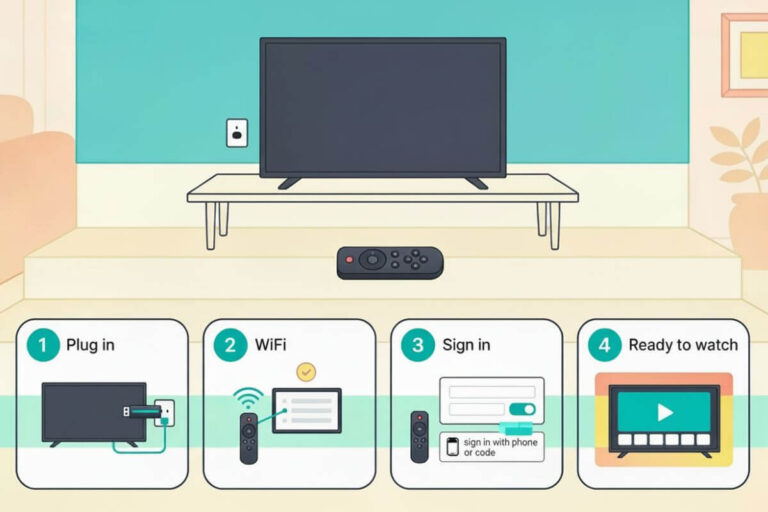 how to set up a fire tv stick