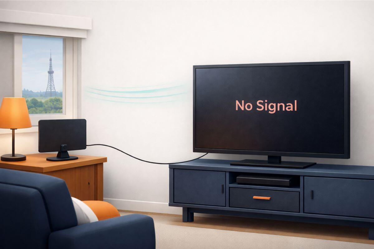 indoor antenna not working