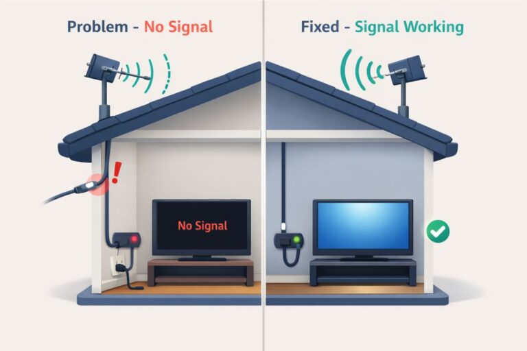 tv antenna stopped working suddenly