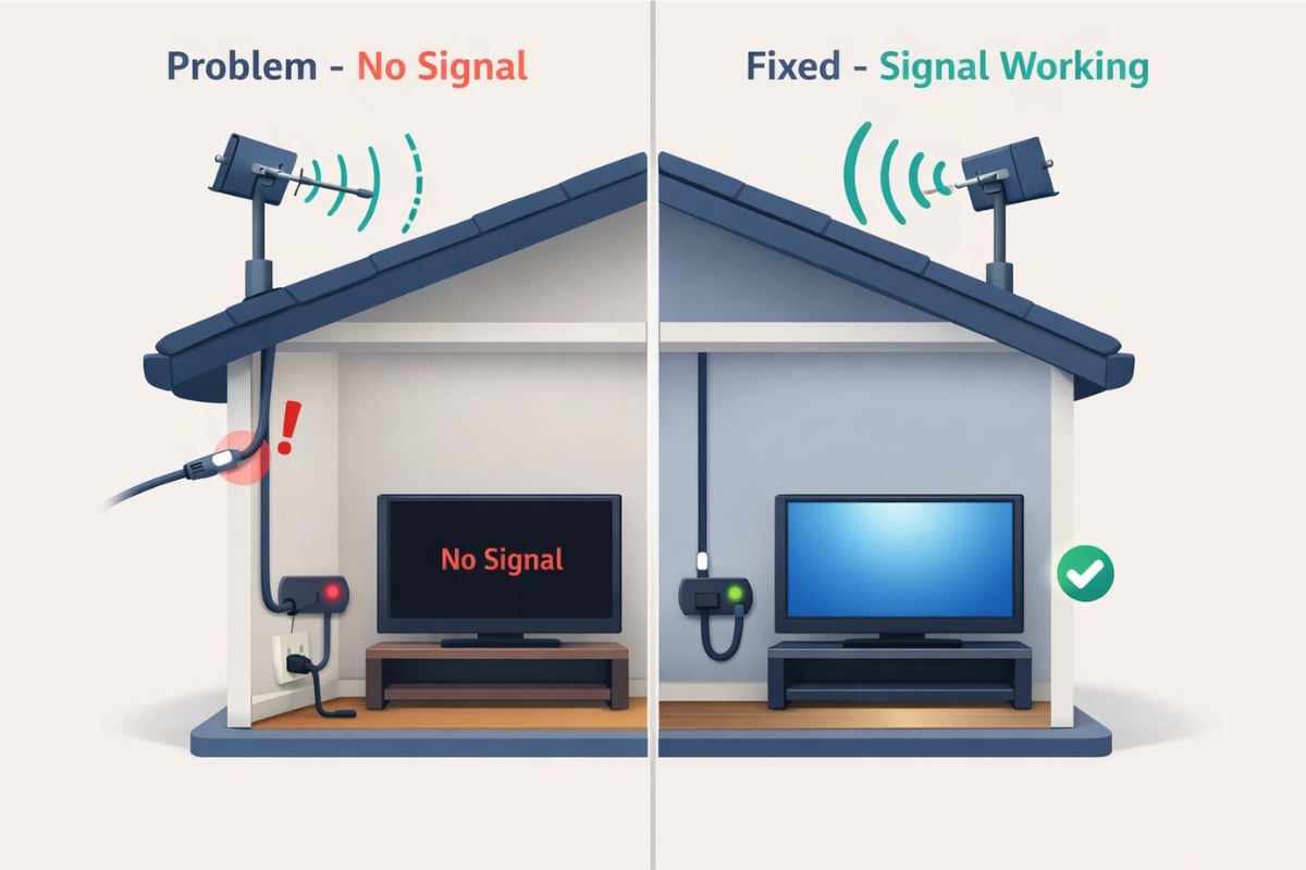 tv antenna stopped working suddenly